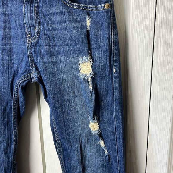 Levi’s 511 Slim Jeans Distressed Dark Blue 29 - Picture 4 of 12